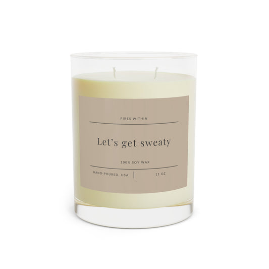 Let's get sweaty | Scented Candle